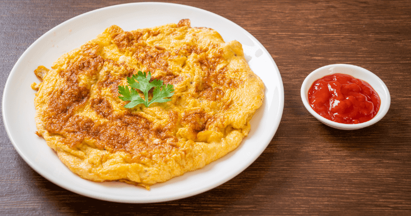 Protein Is in a 5 Egg Omelette