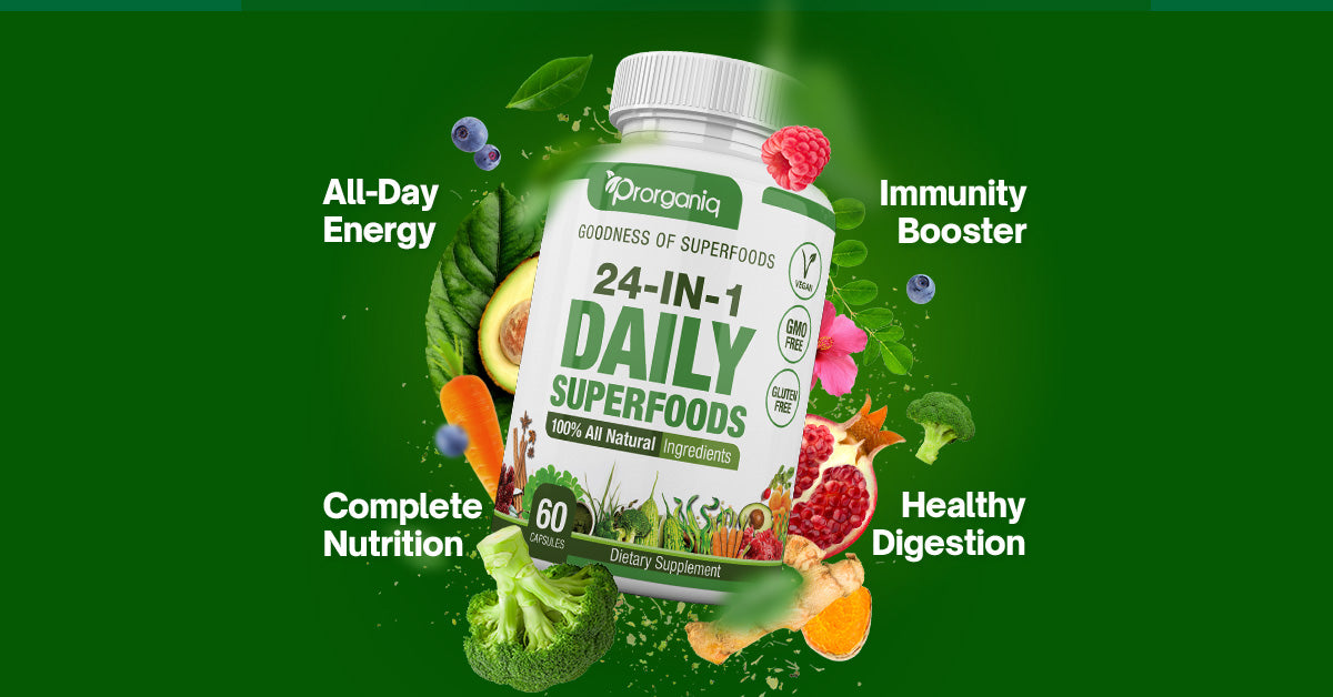 24-in-1 Daily Superfoods: Give Your Body Goodness of 24 Vital Superfoods